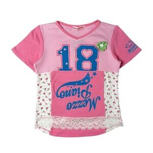Mezzo Piano coquette patchwork sporty tee